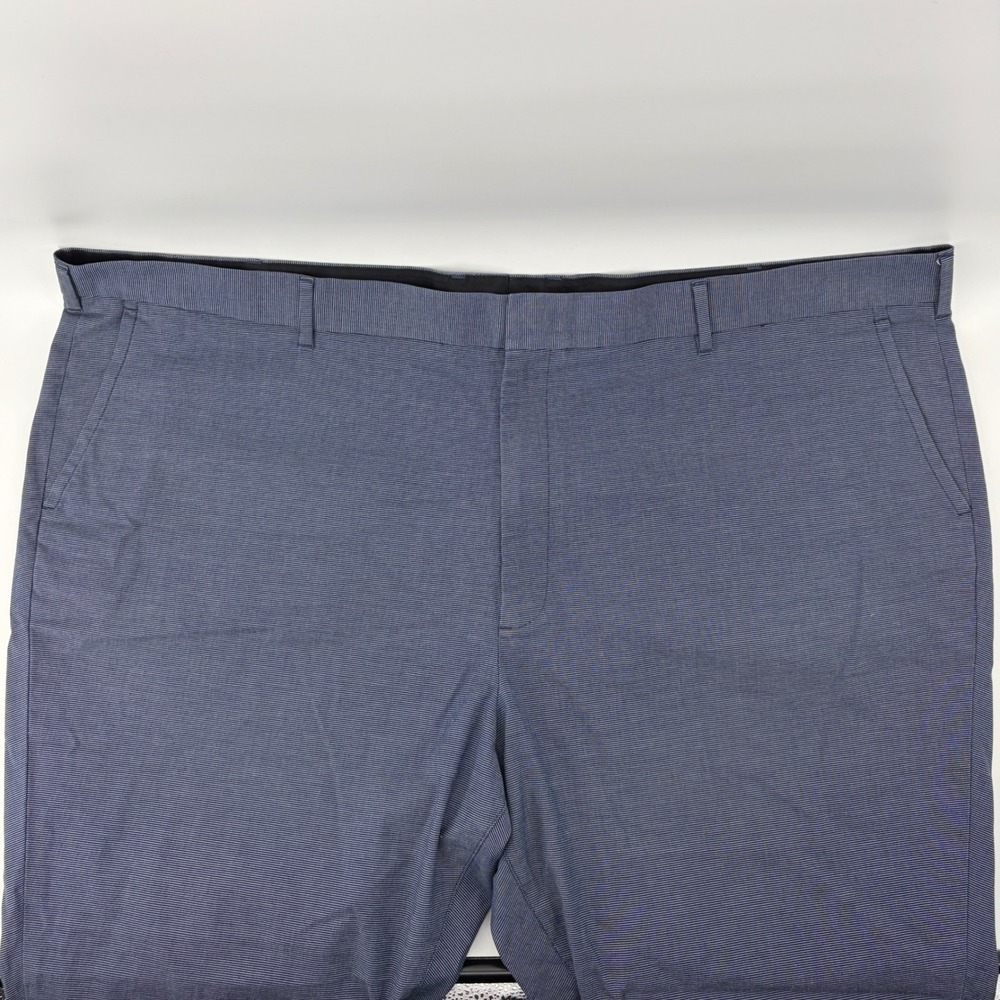 Bonobos Chinos Pants Mens 52x31 Blue Micro Pattern Straight Leg Big & Tall